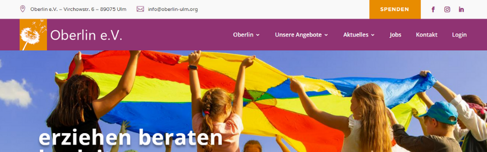 Neue Oberlin Homepage online