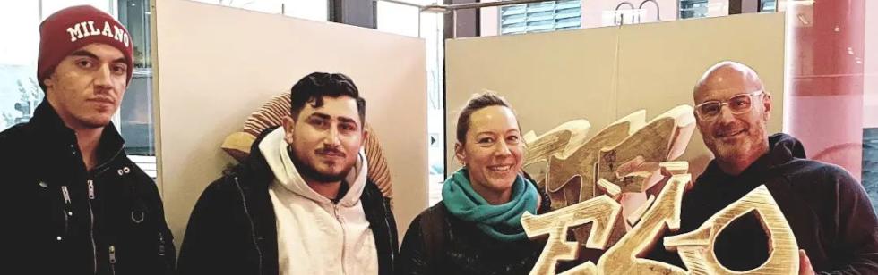 Jugendzentrum E.GO bekommt Kunstwerk von renommiertem Künstler geschenkt